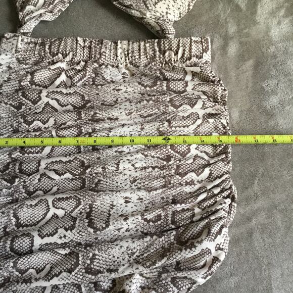 ALMOST FAMOUS Snakeskin 2 Piece set dress Sz M - Picture 7 of 7